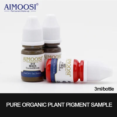 Aimoosi 3 ml Échantillon Pur Organique Naturel Pigment Microblade Encre De Tatouage De Célèbre Marque D'encre De Tatouage