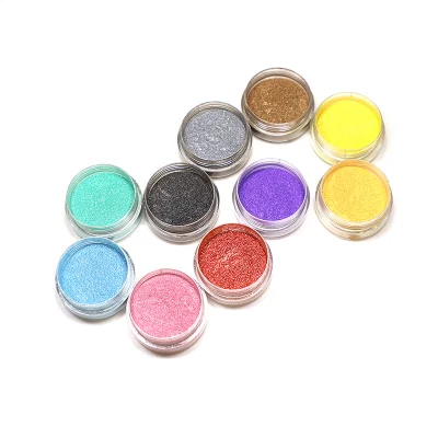 Pigment nacré de poudre en vrac naturel de 12 couleurs coloré pour le savon de brillant à lèvres de résine époxy faisant le Pigment de perle de Mica d'art d'ongle de Slime